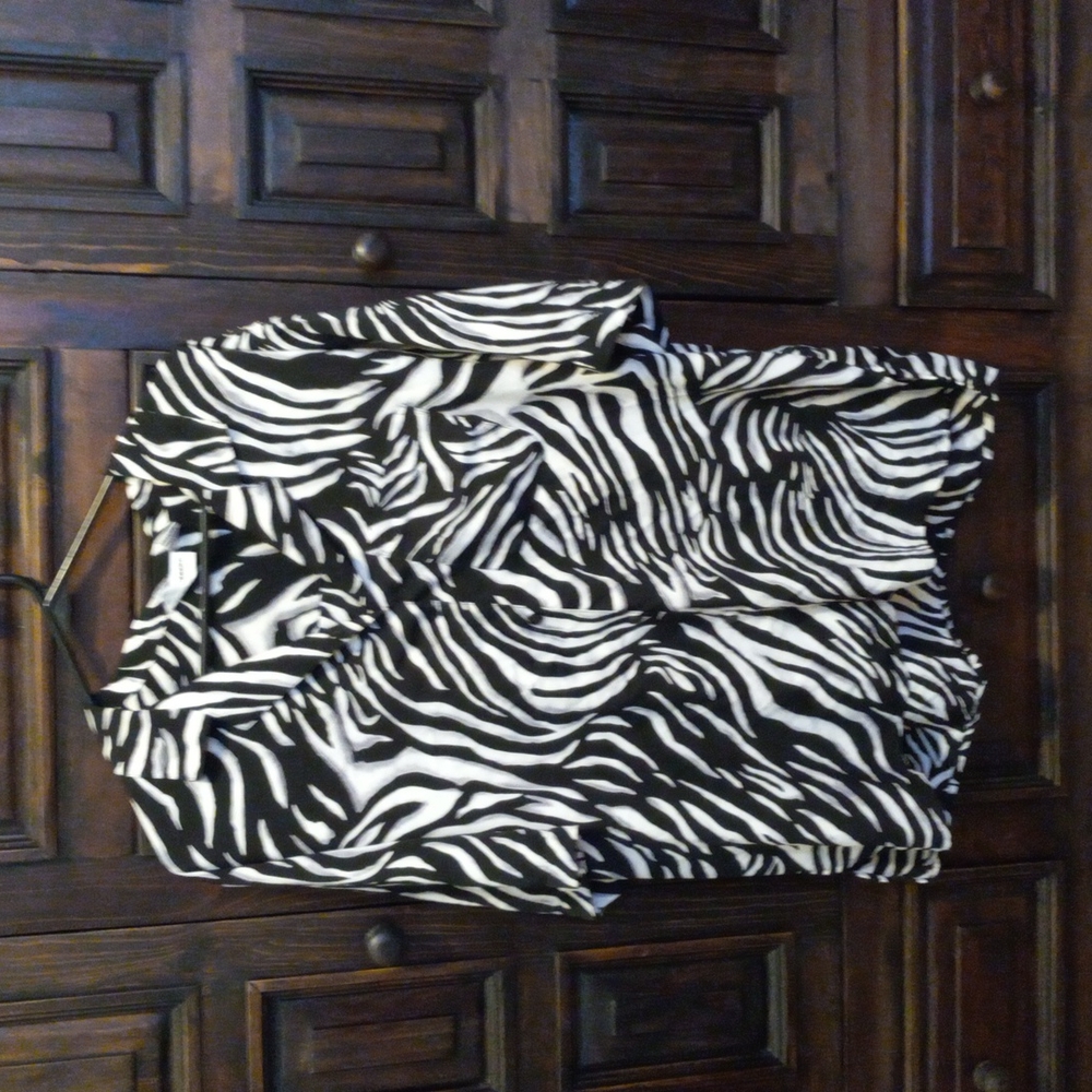 Women's animal print blouse XL
